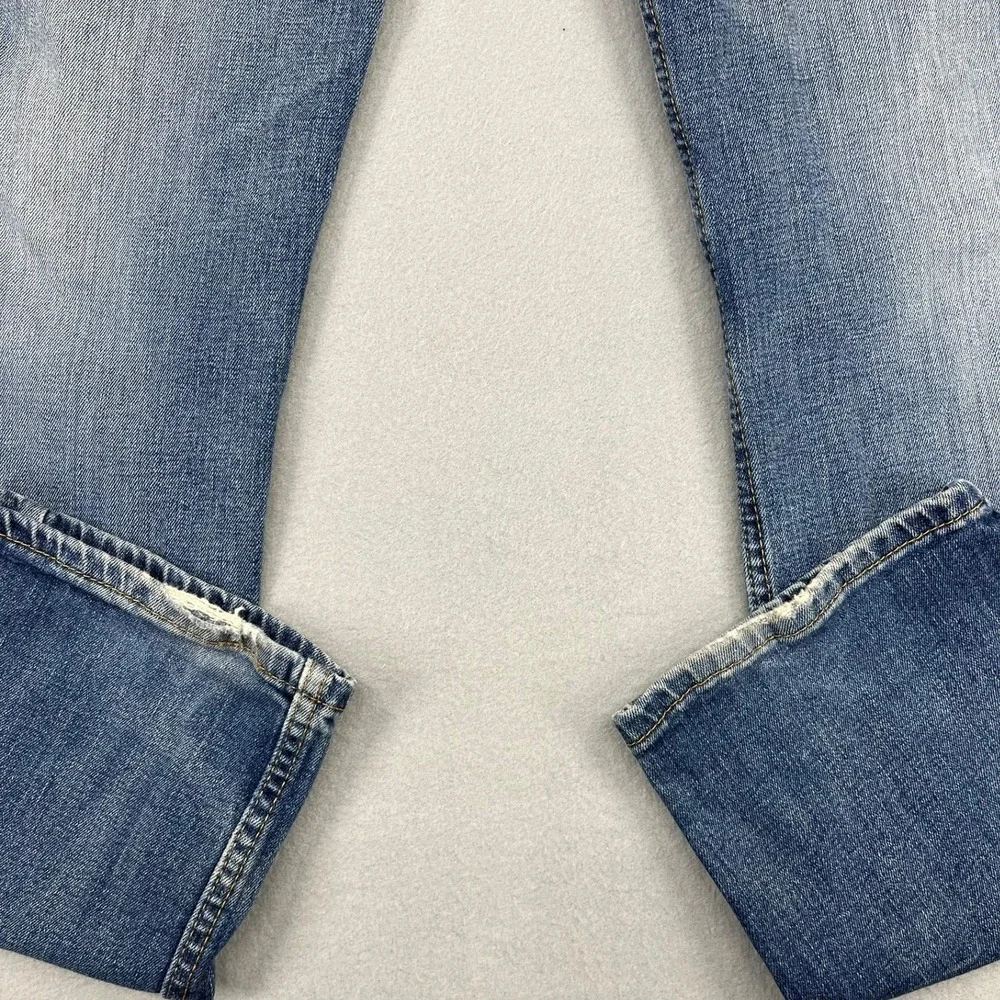 Levis 514 Mens Straight Fit Jeans Medium Wash Blue Denim Size 34 - Picture 4 of 16